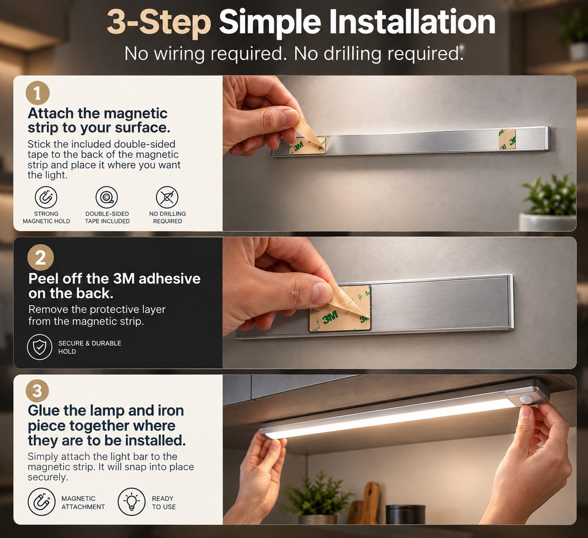 Lunvia Motion Sensor LED Lights